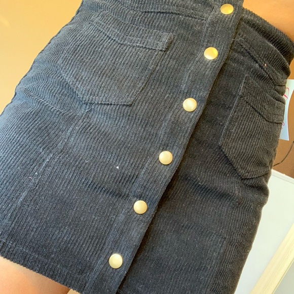 NWT Pink Lily Boutique Corduroy Skirt - Picture 3 of 3